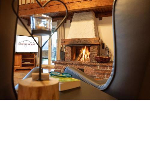 Luxus Ferienhaus Salzburg Chalet mit Pool, Sauna, Whirlpool, Kamin