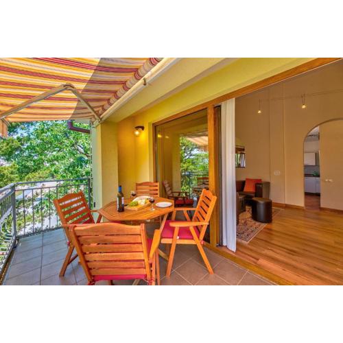 Malerisches Apartment nur 200 Meter zum Strand mit Meerblick, Privatparkplatz, Grillbereich