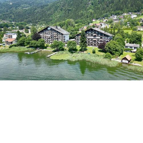 MARIA Seeblick Appartement, Haus Hänsel u Gretel am Ossiacher See mit direktem Seezugang, Hallenbad, Skiarena Gerlitzen