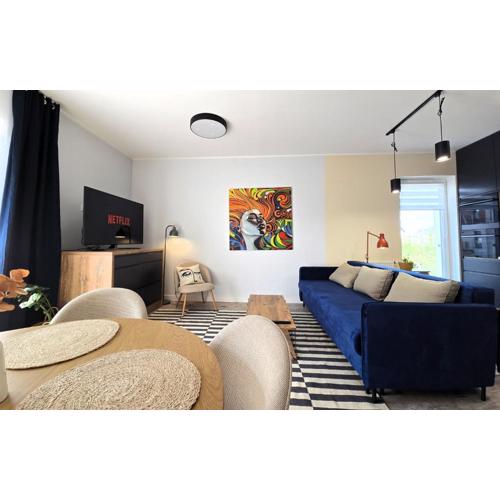 Marina Deluxe II - widok na jezioro z każdego z 3 pokoi, 70 m2, Netflix
