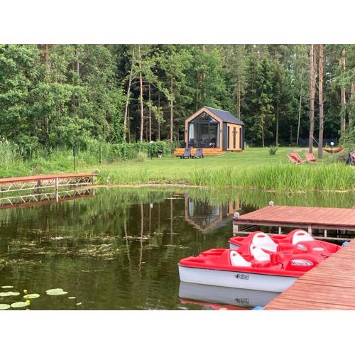 Mazury Resort-nowoczesna stodoła 10 m od jeziora