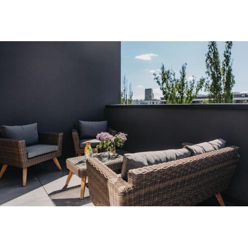 Mieszczańska 46 - Nowoczesny apartament z 2 sypialniami - taras, parking, centrum - Fair Rentals
