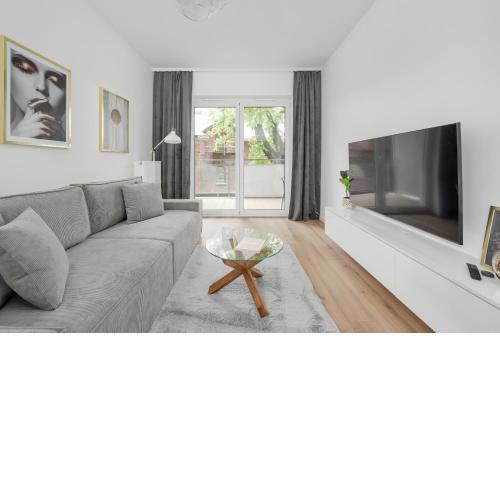 Mieszczańska Modern Apartment with Balcony & Free Parking Wrocław by Noclegi Renters