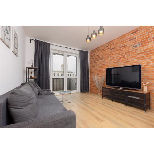 Minimalist Apartment in Łódź With Parking Near Łódź Kaliska by Noclegi Renters