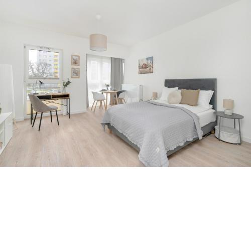 Minimalist Studios Wojciechowskiego with Parking in Poznań by Noclegi Renters