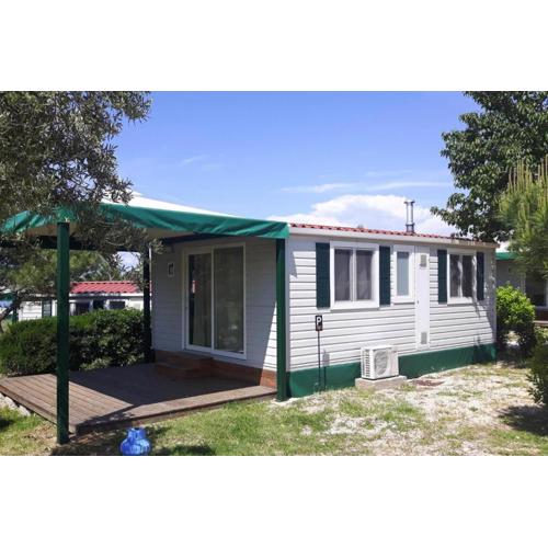 Mobile Homes in Camp Kovacine, Cres, with long pebble beach