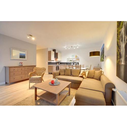 Mocca apartament z dwoma sypialniami i tarasem