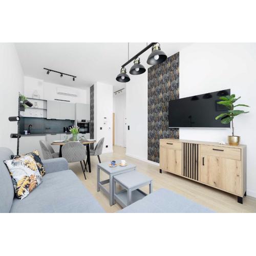 Modern Apartment Nadmorska in Mrzeżyno with Parking near the Sea by Noclegi Renters