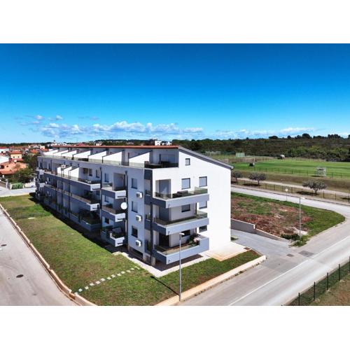 Modern apartment with private balcony and sea view