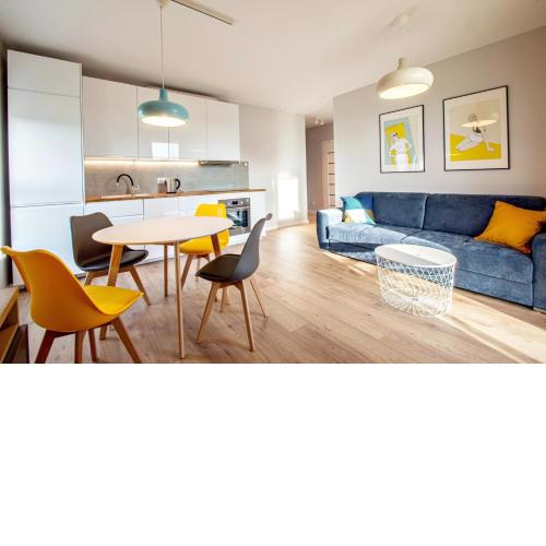 Modern, two bedroom, shipyard view apartment by Grand Apartments