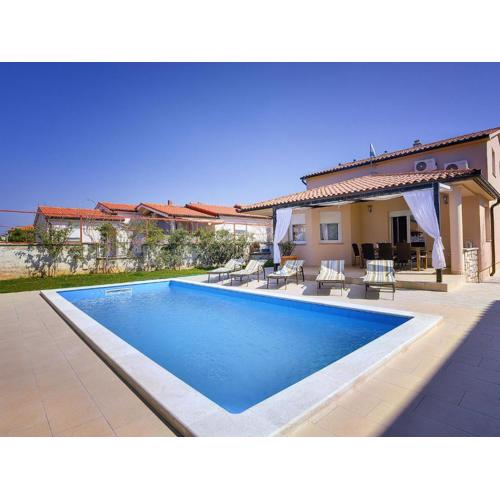 Modern villa with private pool near beach