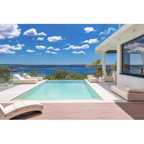 MY DALMATIA - Luxury villa Michelle with private infinity pool, sea view jacuzzi, sauna and home gym