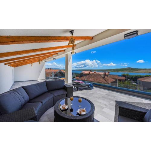 MY DALMATIA - Sea view villa Possedaria with amazing roof terrace