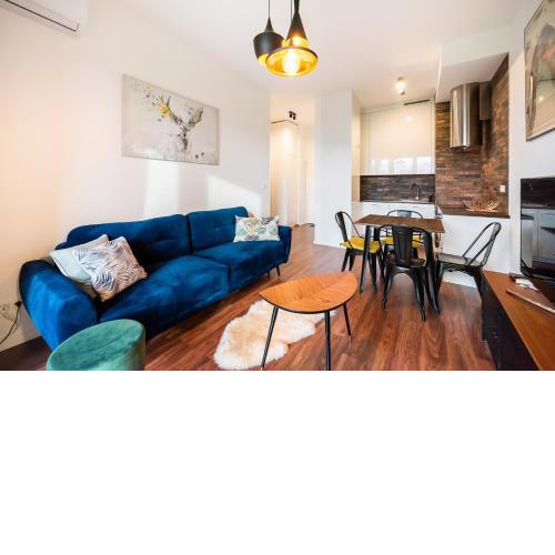 Navy Blue Apartment