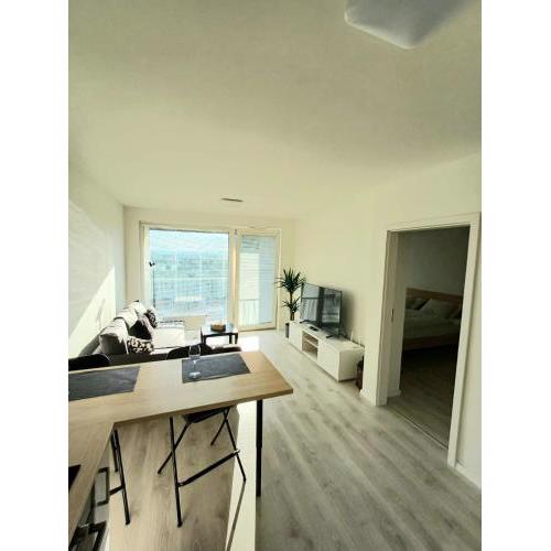New apartment 5 minutes by walk from the airport with free garage parking