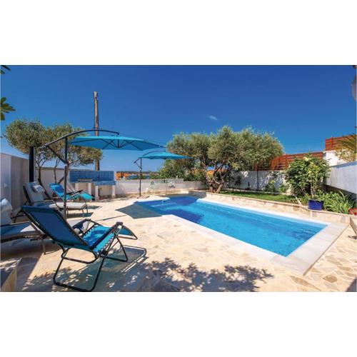 Nice Home In Barbat With House Sea View