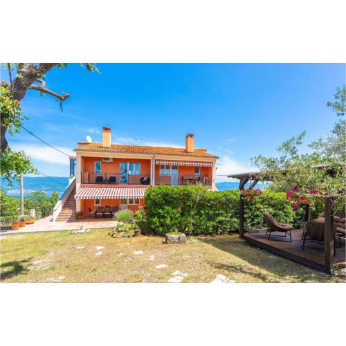 Nice Home In Risika With House Sea View
