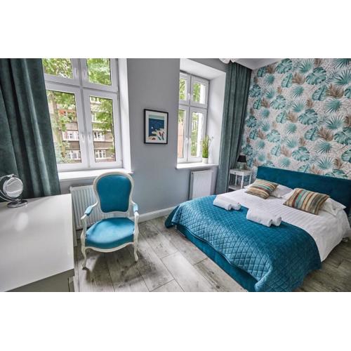 Niebieski Apartament DE LUX dla 4 osób Chorzów Katowice