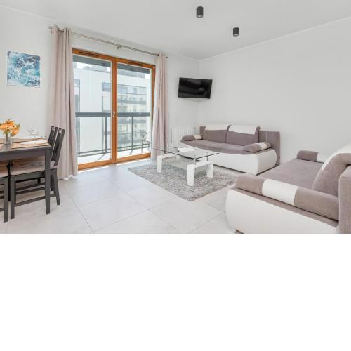 Nowoczesne i Komfortowe Apartamenty z widokiem na morze na 11 Piętrze w Gdańsku by Noclegi Renters