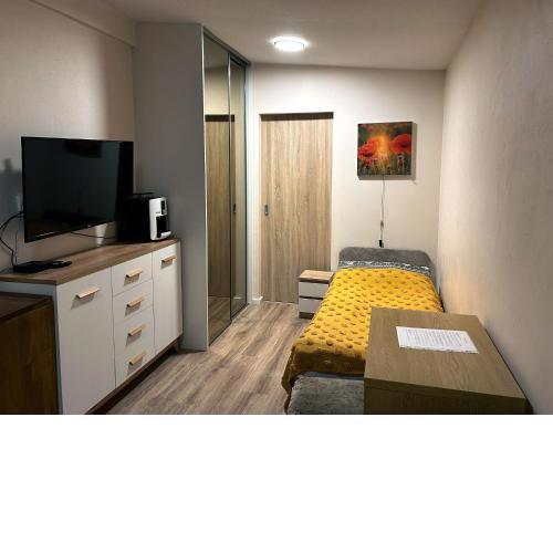 Nowoczesne Studio z ogrodem i parkingiem