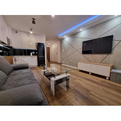 Nowoczesny Apartament DeLux z osobną sypialnią - Klimatyzacja - Parking - HK Apartaments Kielce