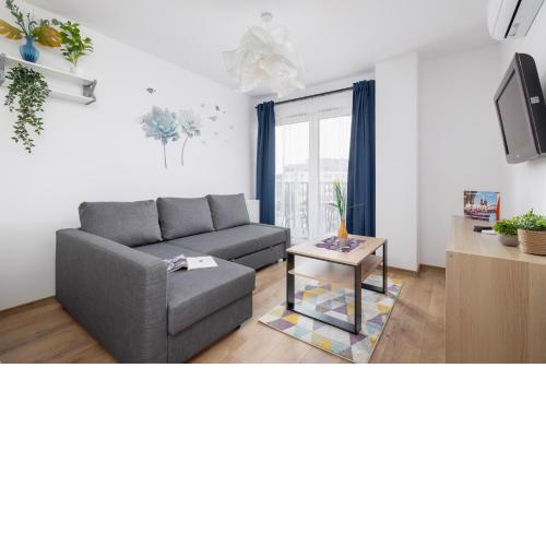 Nowoczesny Apartament w Krakowie z Klimatyzacją i Parkingiem by Noclegi Renters