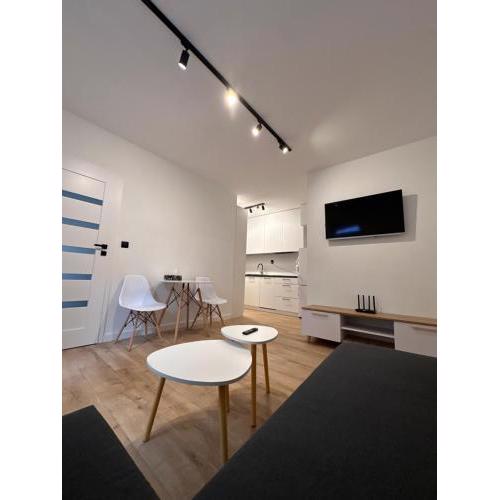 Nowoczesny apartament z ogrodem