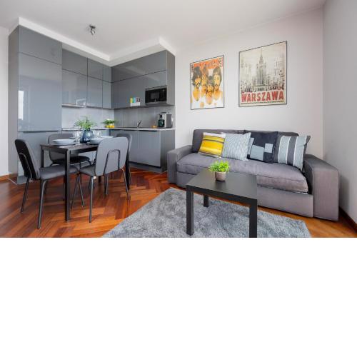Nowoczesny Apartament z Parkingiem na Pradze Południe w Warszawie by Noclegi Renters