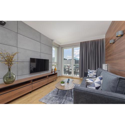 Nowoczesny Apartament z Parkingiem w Centrum Szczecina by Noclegi Renters