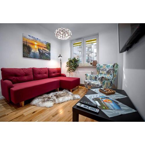 Nowoczesny dwupokojowy Apartament Bridget z parkingiem