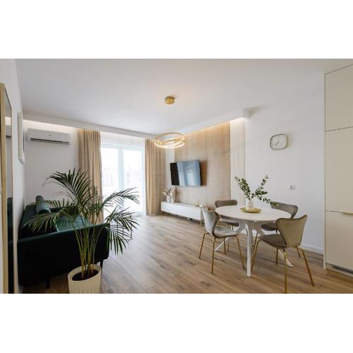 Nowy apartament nad rzeką Iławka z klimatyzacją