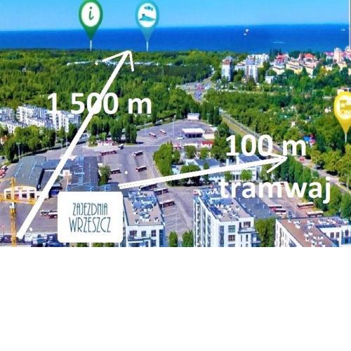 "NOWY APARTAMENT" sypialnia , garaż, 1500 m od morza, Netflix
