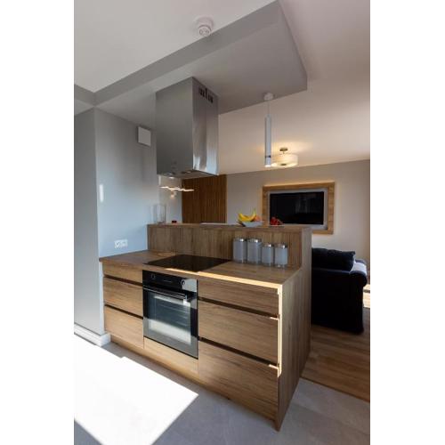 Ostróda City Center Top floor lake view & balcony apartment