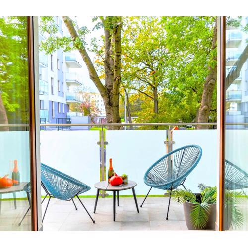 Over the River - widok na rzekę, przy parku, parking, winda, Netflix i Max, centrum
