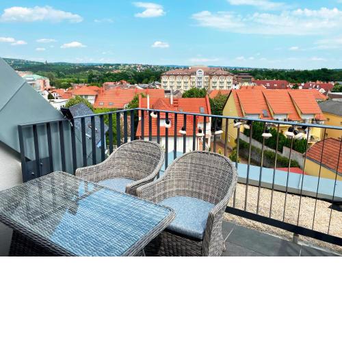 Panorama view apartment in city center