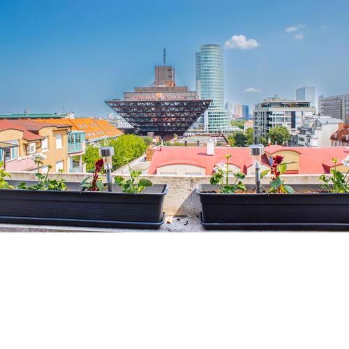Panoramic apartment in old town Bratislava
