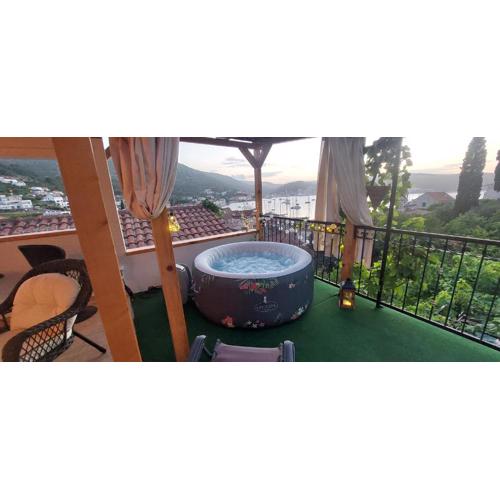 Panoramic view with jacuzzi