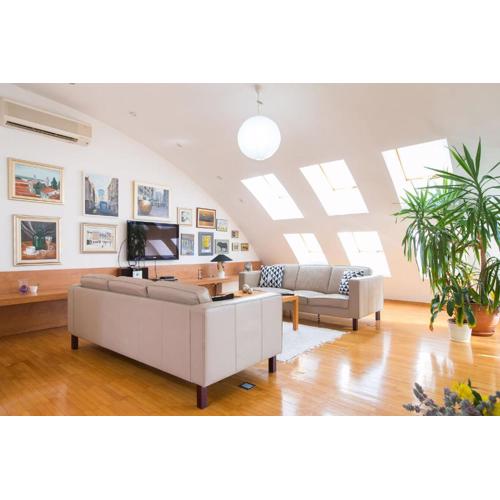 Penthouse apartment with private parking
