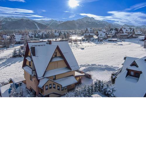 Pokoje u Tylków Noclegi w widokiem na Giewont