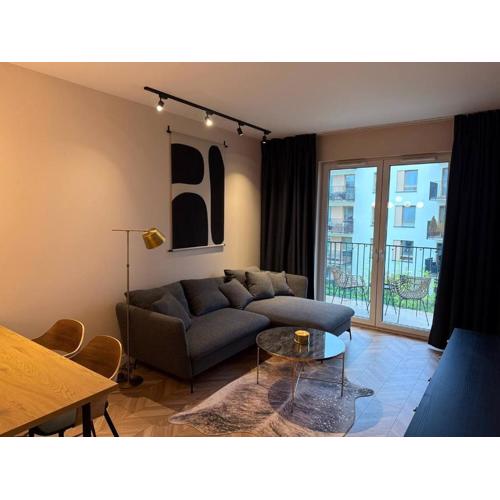 Premium 1BD Apartment with Private Balcony in Mlynow