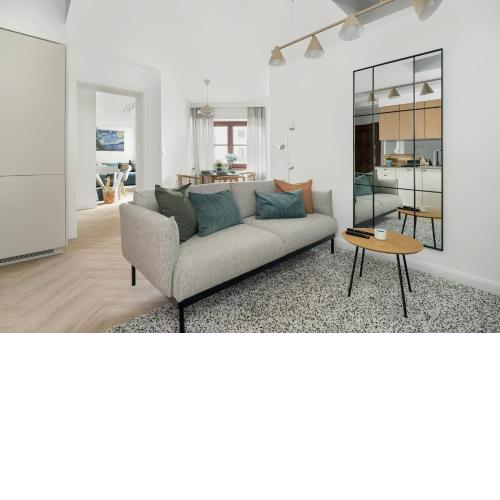 Przestronny Apartament z Biurkiem w Centrum Poznania Blisko Rynku i Parku by Noclegi Renters