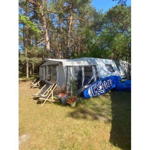 Przyczepa Abordaż na Campingu Kormoran
