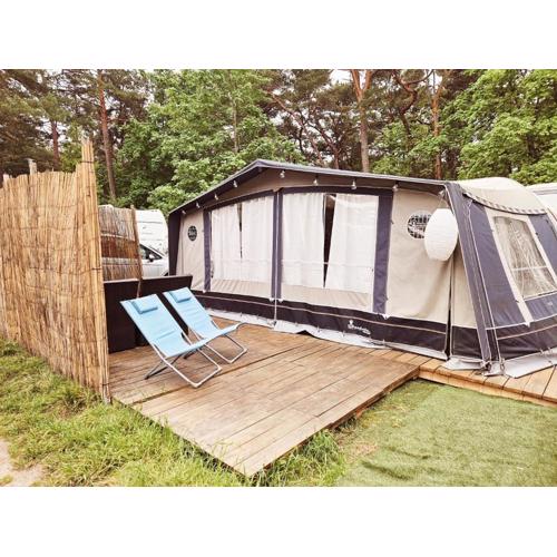Przyczepa GRANDE SOLE na Camping Kormoran