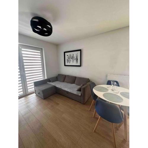 Przytulny apartament z dużym balkonem