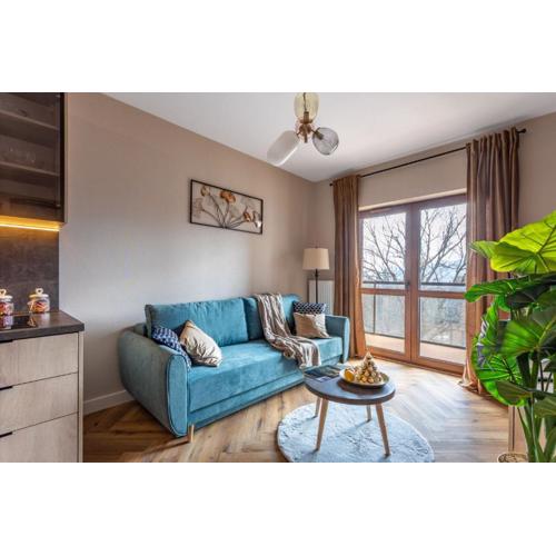 Przytulny Kąt w Green Park Resort w budynku z basenem, sauną, jacuzzi