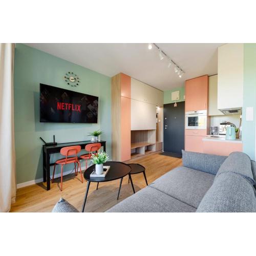 Queen Size Bed - Apartament obok Manufaktury w centrum Łodzi - Parking gratis!!!