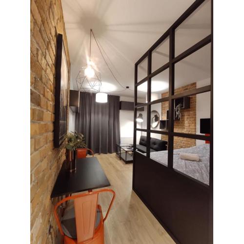 Red wall apartment in the Old Town