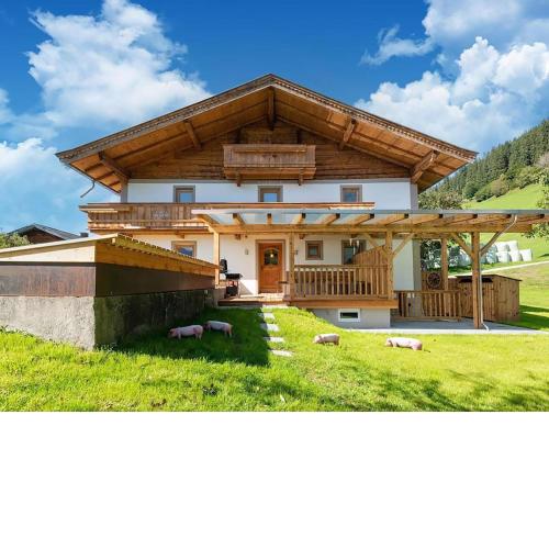Renovated farmhouse Stoanerbauer with view