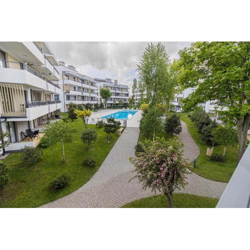 Rezydencja Apartament 16 widok na basen