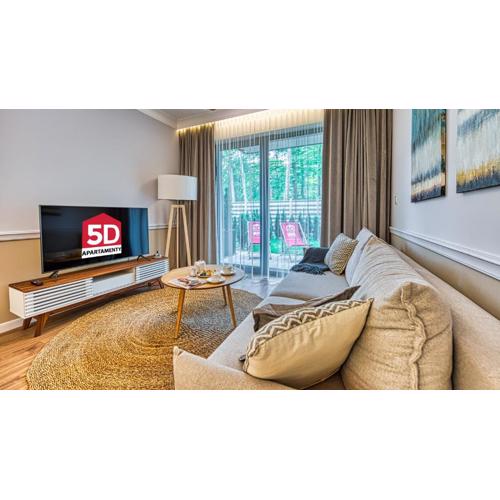 Rezydencja Niechorze 125 z ogródkiem i przy plaży - 5D Apartamenty